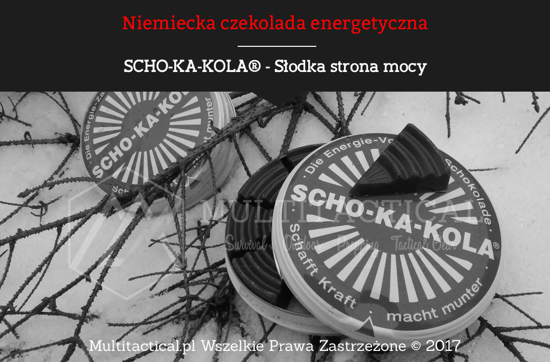 Multitactical.pl - SCHO-KA-KOLA® - Czekolada energetyczna