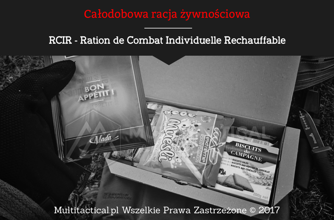 Multitactical.pl - Survival Outdoor Prepping Tactical Gear - RCIR – Całodobowa Racja Żywnościowa
