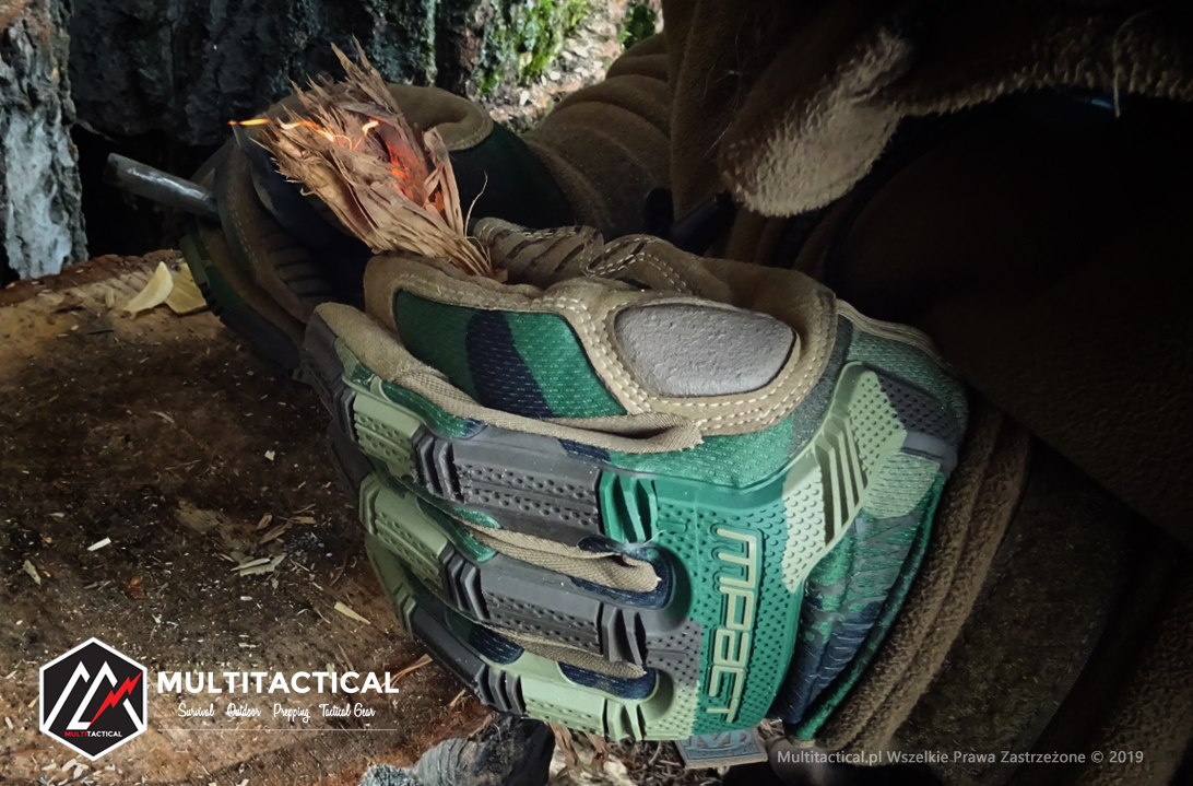 Multitactical.pl - Survival Outdoor Prepping Tactical Gear - Mechanix Wear M-Pact Woodland - Recenzja