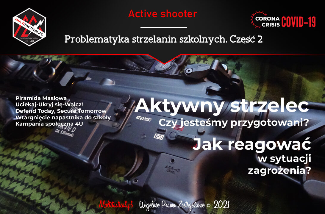 Multitactical.pl - Survival Outdoor Prepping Tactical Gear - Preppers - Active Shooter - Aktywny strzelec - Problematyka strzelanin szkolnych