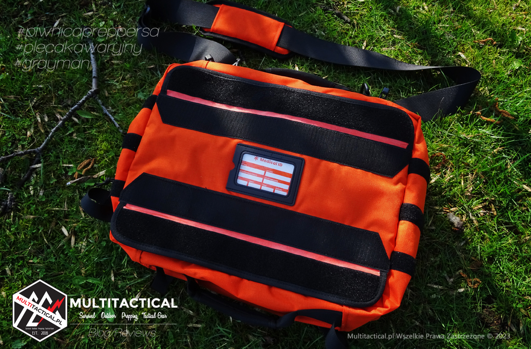 Multitactical.pl - Survival Outdoor Prepping Tactical Gear - Preppers - Urban Survival - Gray Man - HELP BAG - Modułowy zestaw ewakuacyjny - Plecak Help Bag - Torba Help Bag - Zestaw przetrwania - Gray Man - Piwnica preppersa - Plecak ewakuacyjny