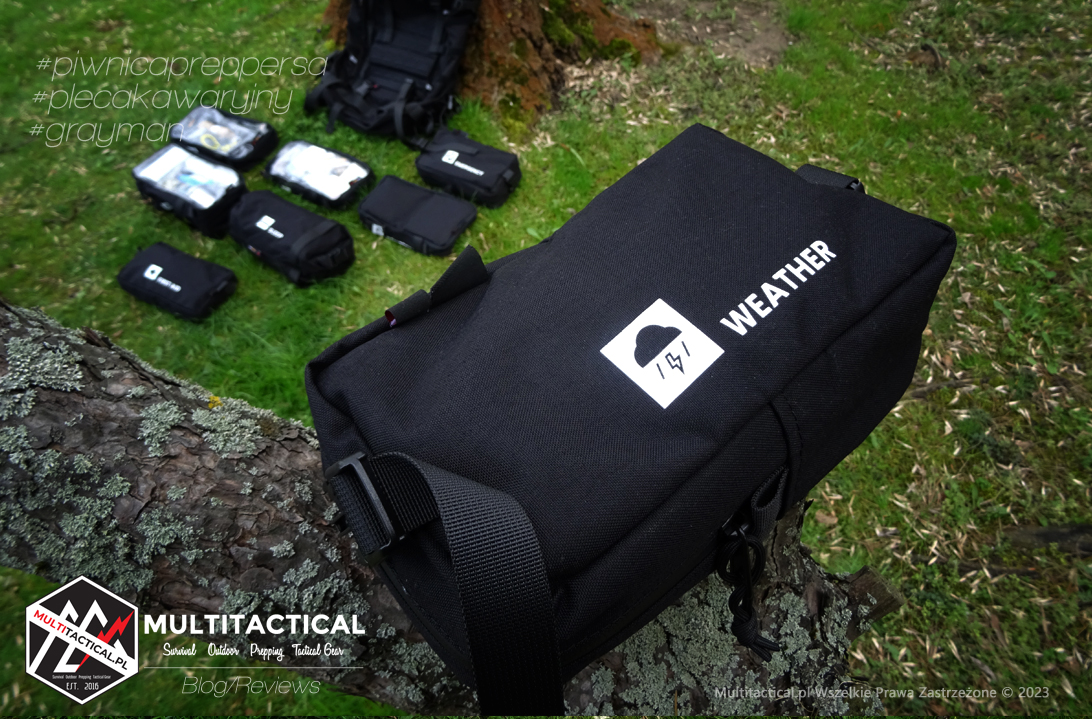 Multitactical.pl - Survival Outdoor Prepping Tactical Gear - Preppers - Urban Survival - Gray Man - HELP BAG - Modułowy zestaw ewakuacyjny - Plecak Help Bag - Torba Help Bag - Zestaw przetrwania - Gray Man - Piwnica preppersa - Plecak ewakuacyjny - Moduł weather