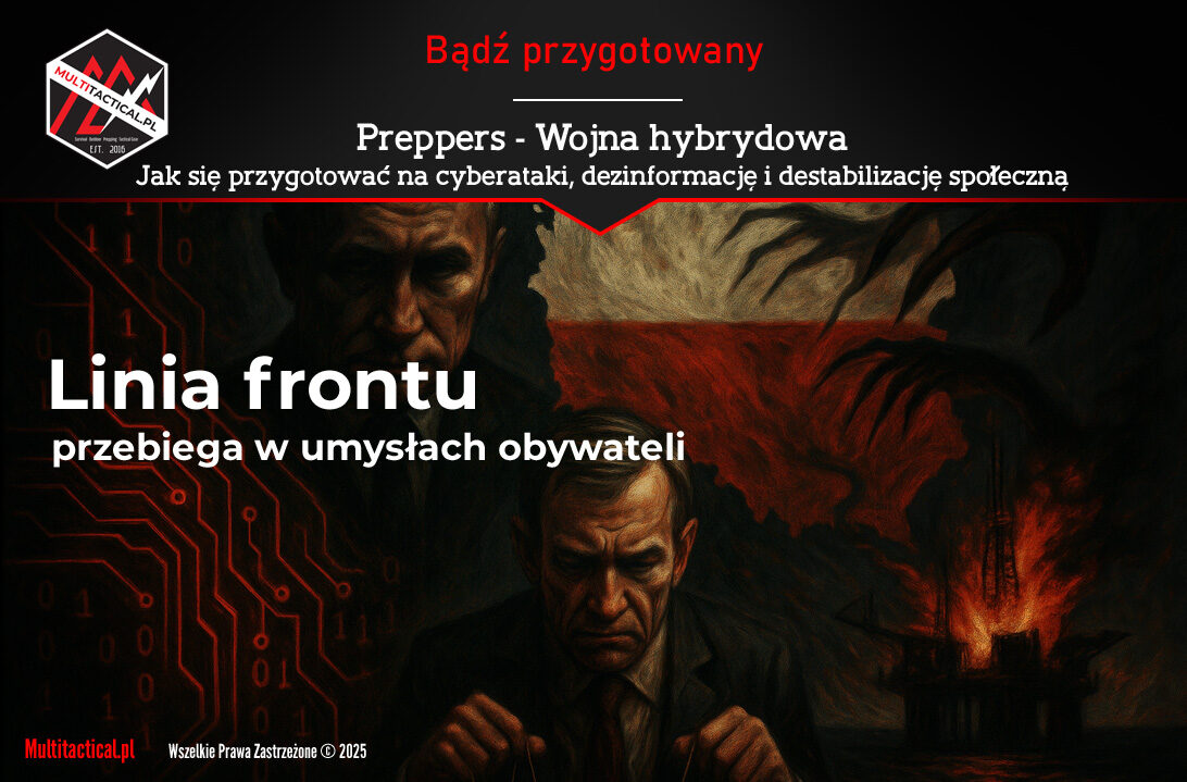 Multitactical.pl - Survival Outdoor Prepping Tactical Gear - Preppers - Wojna hybrydowa. Jak się przygotować na cyberataki, dezinformację i destabilizację społeczną